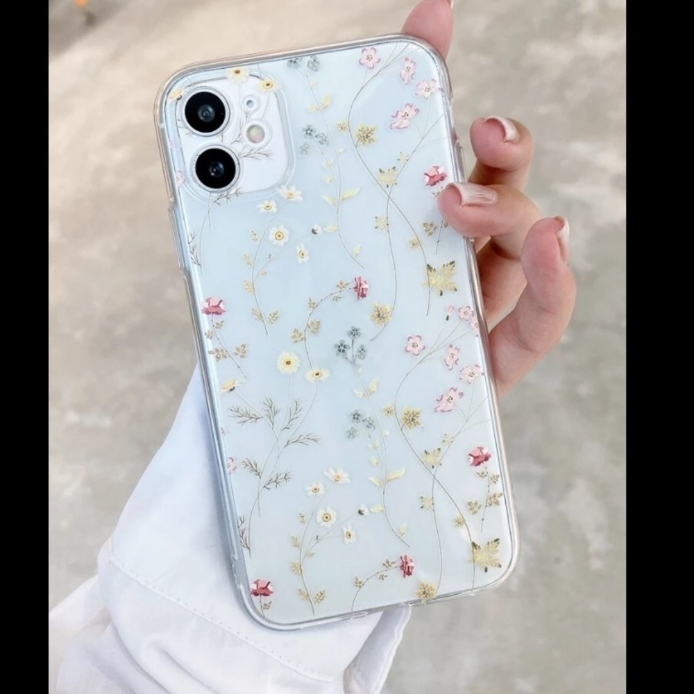 NEW - iPhone floral clear case - Picture 2 of 4